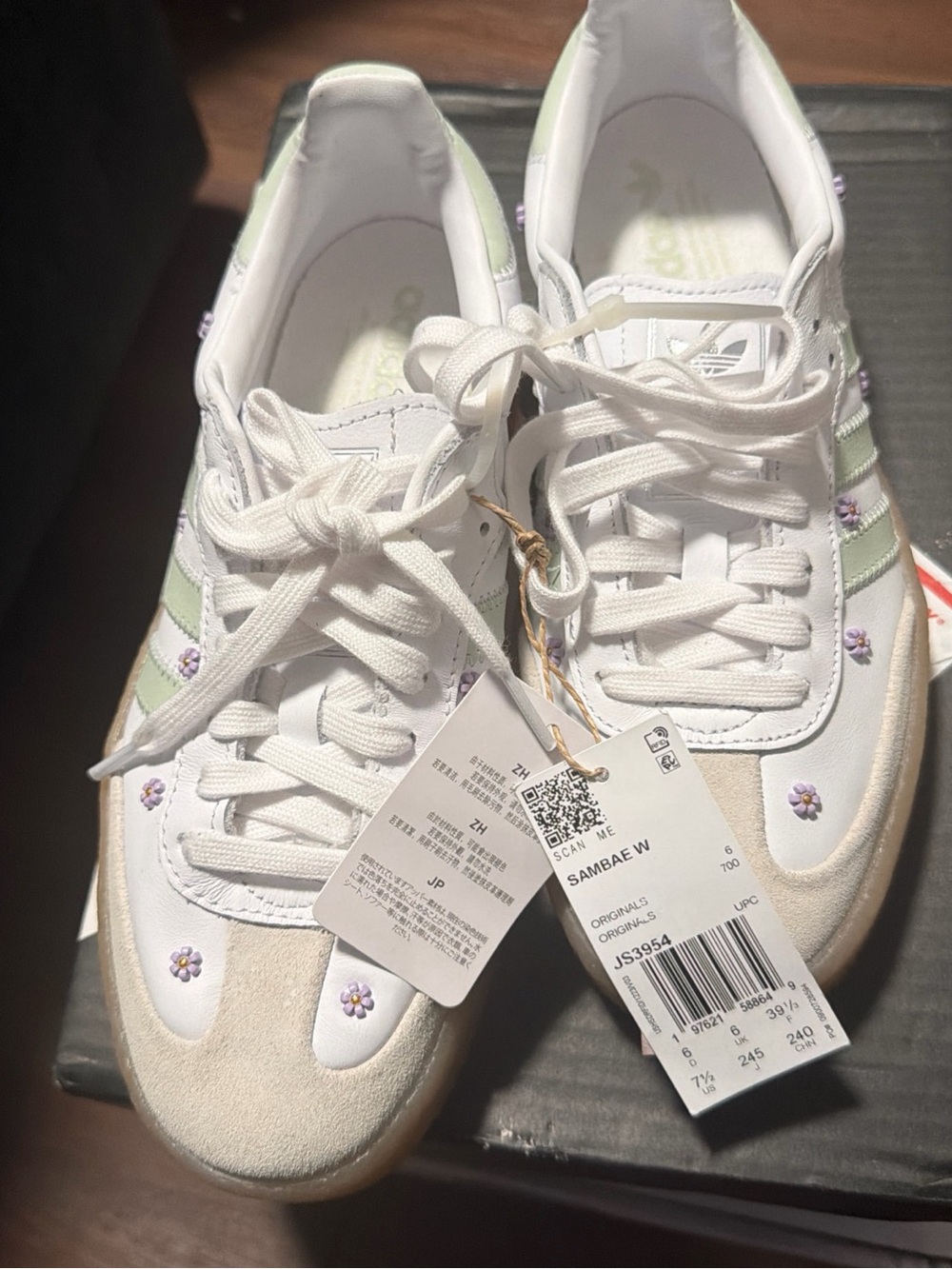Adidas Originals Sambae Shoes JS3954 Women' s JS3954 Sz 7.5 - Picture 3 of 5